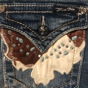 NEW Miss Me Jeans Boot Cut Size 27 $98 MSRP